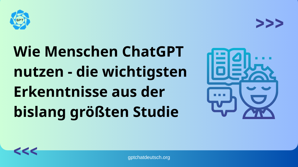Wie Menschen ChatGPT nutzen
